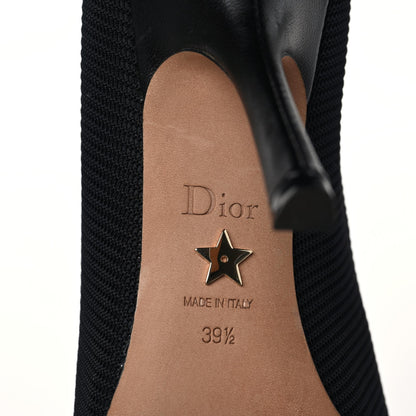 Christian Dior Technical Canvas J'Adior Ribbon Pumps 39.5 Black 7 of 10