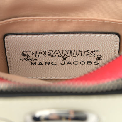 Marc Jacobs X Peanuts Saffiano Snoopy Snapshot Camera Bag White 7 of 11