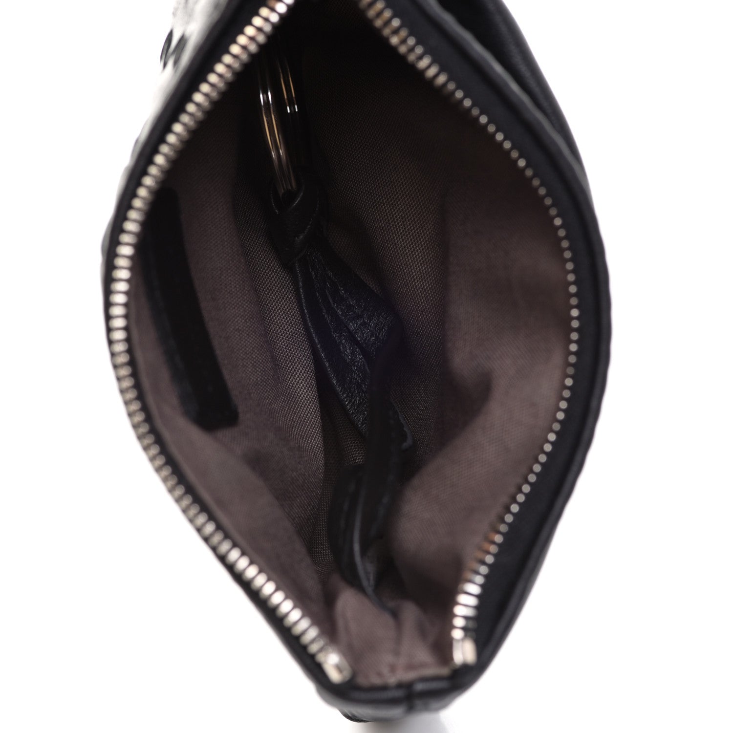Bottega Veneta Nappa Intrecciato Key Holder Black 5 of 9