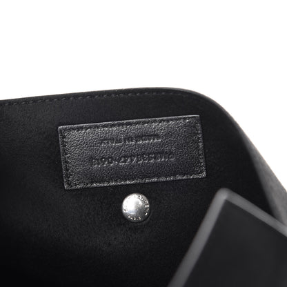 Saint Laurent Lambskin Teddy Drawstring Bag Black 10 of 10