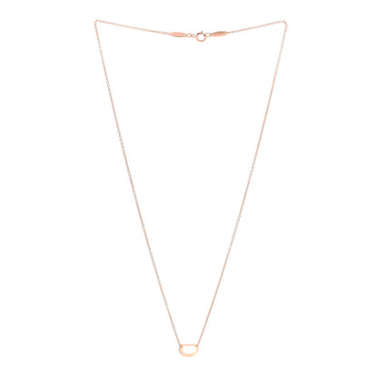 Tiffany 18K Rose Gold 9mm Elsa Peretti Bean Pendant Necklace 3 of 7