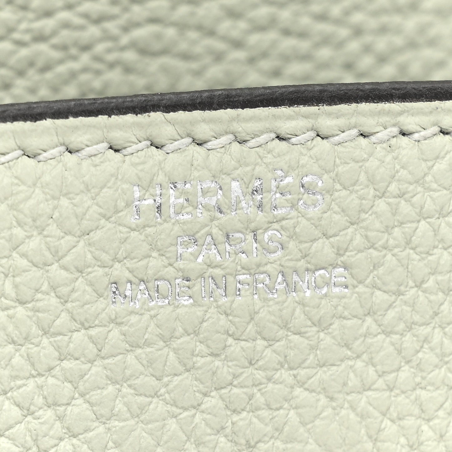 Togo Birkin 25 Gris Neve