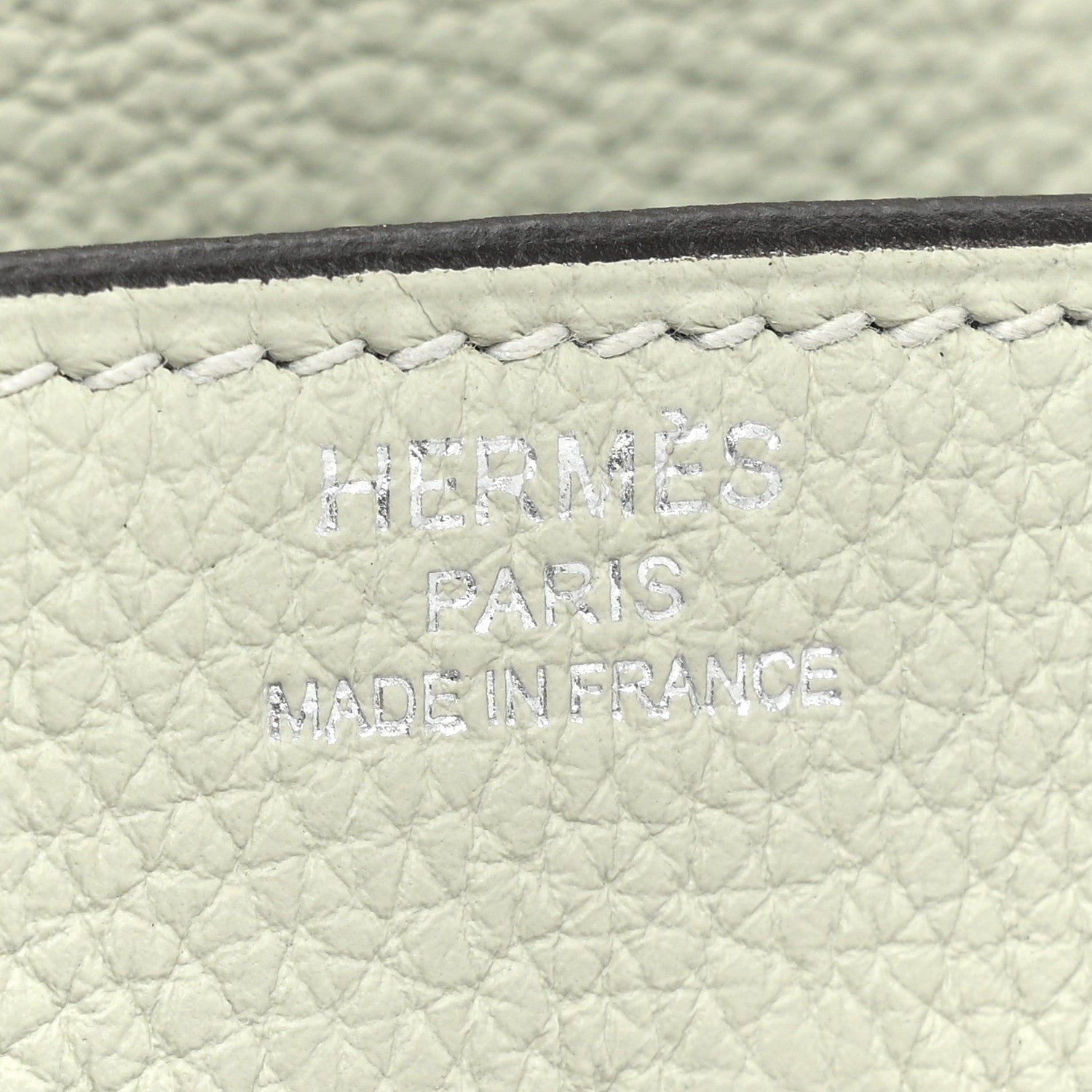 Hermes Togo Birkin 25 Gris Neve 6 of 9