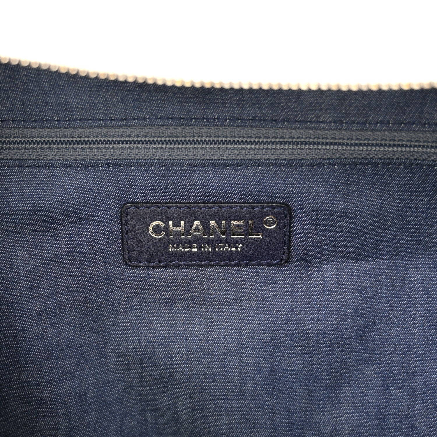 Chanel Calfskin Stitched Maxi Logo Bowling Bag White 11 of 21