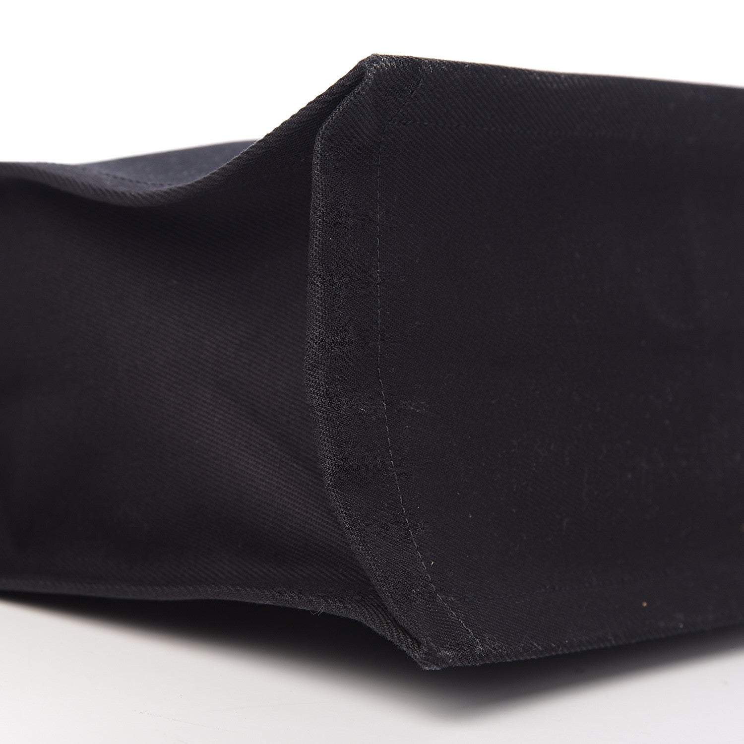 Saint Laurent Linen Calfskin Rive Gauche Tote Black 7 of 8