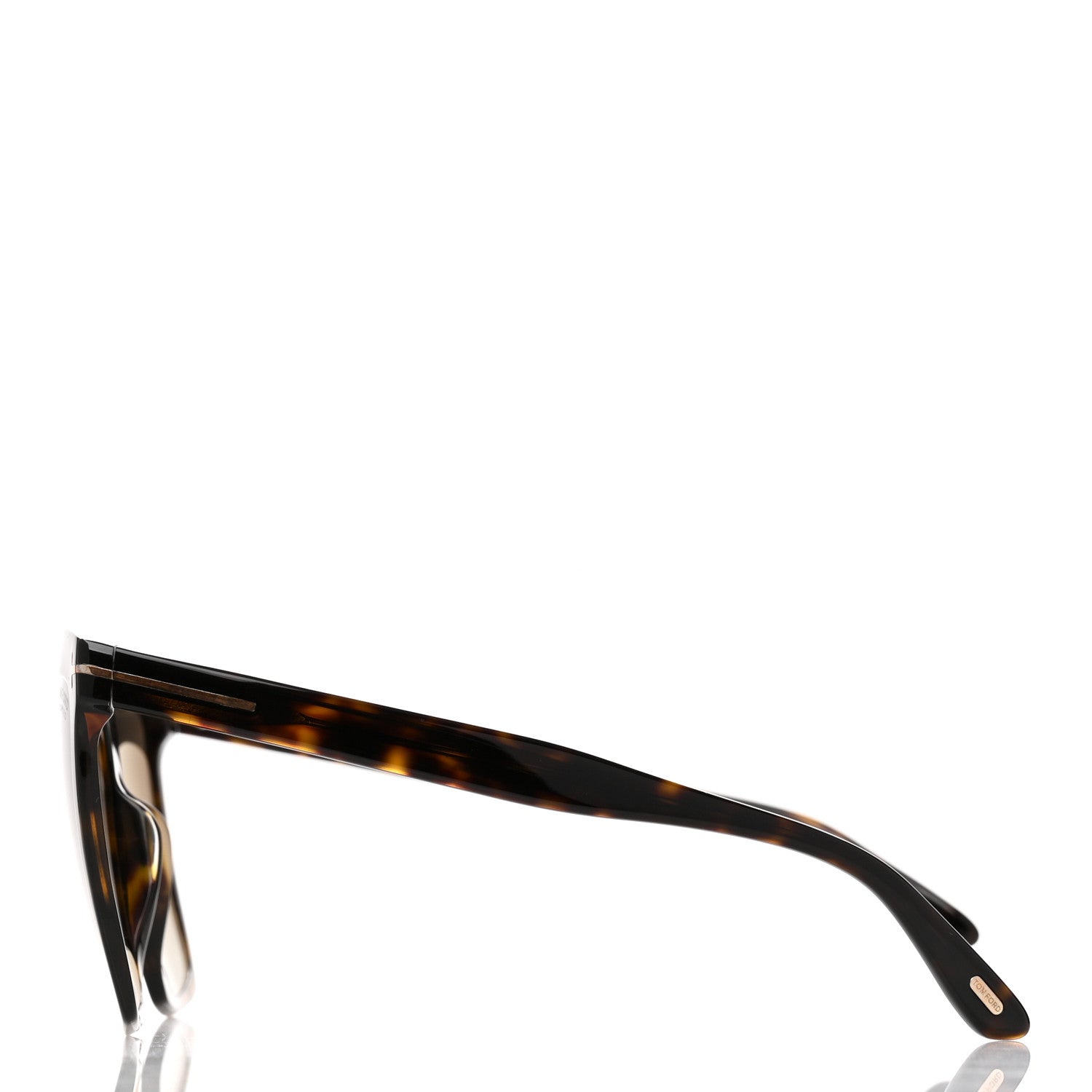 Tom Ford Acetate Polarized Sabrina Cat Eye Sunglasses TF764 Dark Havana 3 of 8