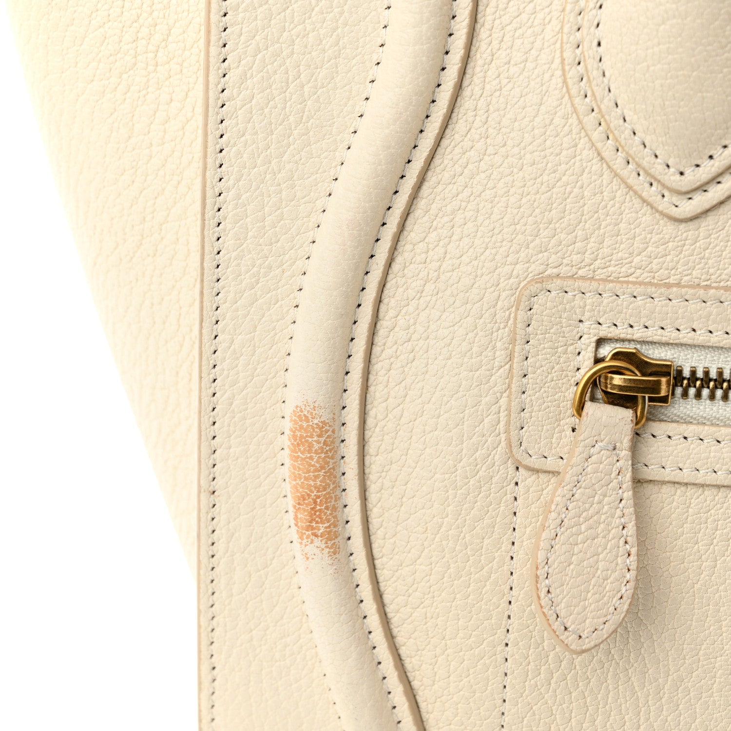 Celine Goatskin Micro Luggage White 13 of 18