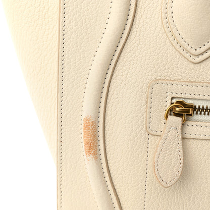 Celine Goatskin Micro Luggage White 13 of 18