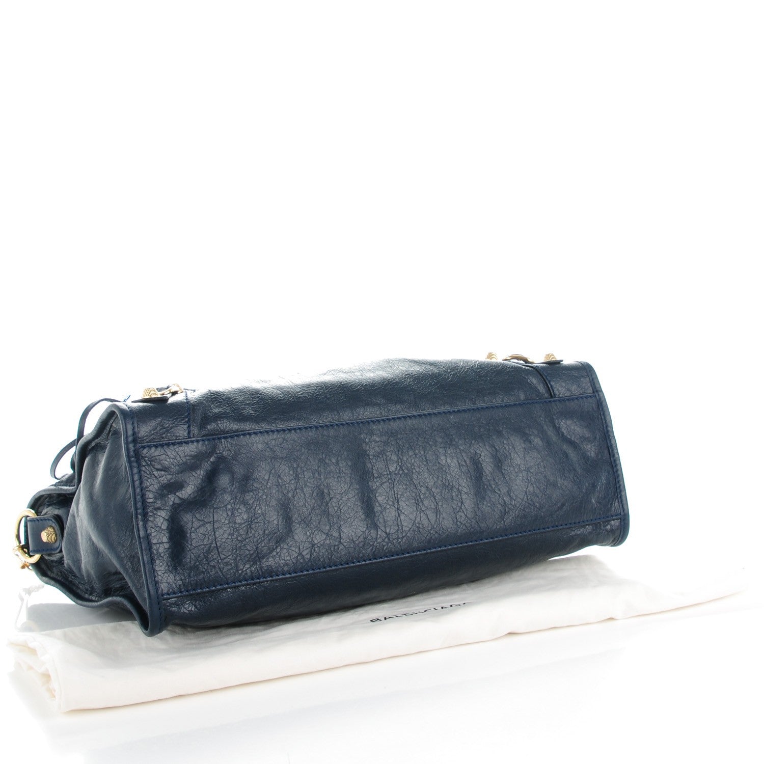 Balenciaga Agneau Giant 12 Gold Hardware City Bleu Obscur 4 of 8