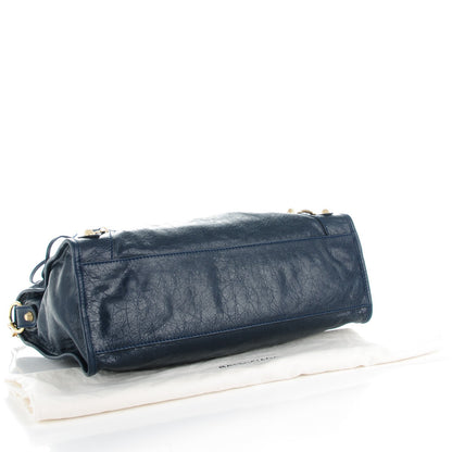 Balenciaga Agneau Giant 12 Gold Hardware City Bleu Obscur 4 of 8