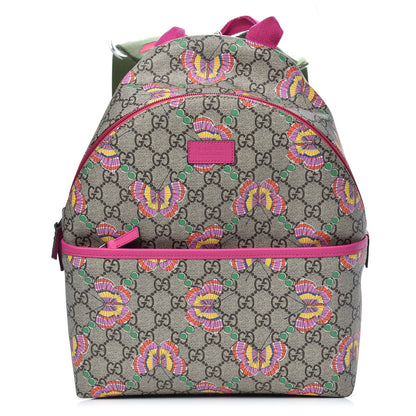 Gucci GG Supreme Monogram Childrens Butterfly Backpack 1 of 9