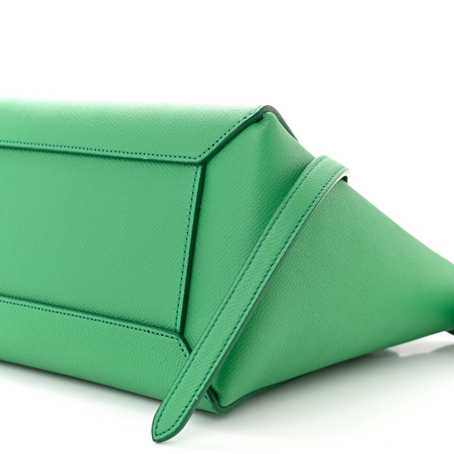 Grained Calfskin Micro Belt Bag Pop Green