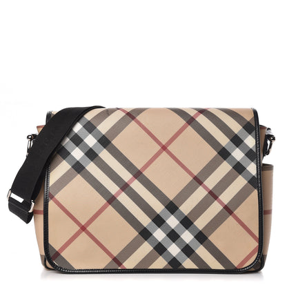 Burberry Nova Check Diaper Messenger Bag 1 of 23