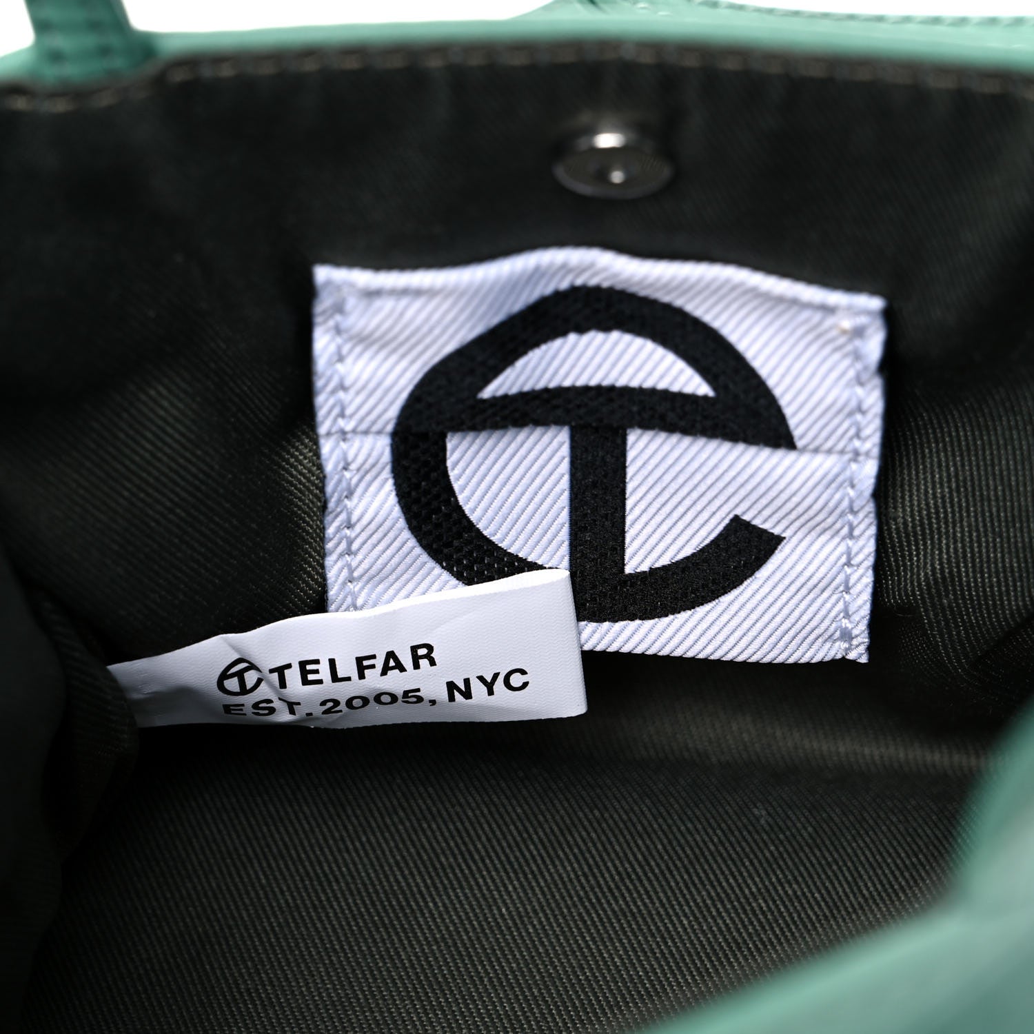 Telfar Vegan Leather Small Shopping Bag Sage 8 of 10