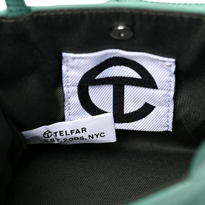 Telfar Vegan Leather Small Shopping Bag Sage 8 of 10