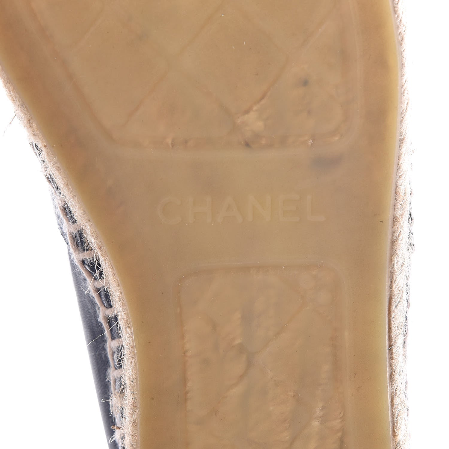 Chanel Lambskin CC Espadrilles 41 Navy 7 of 9