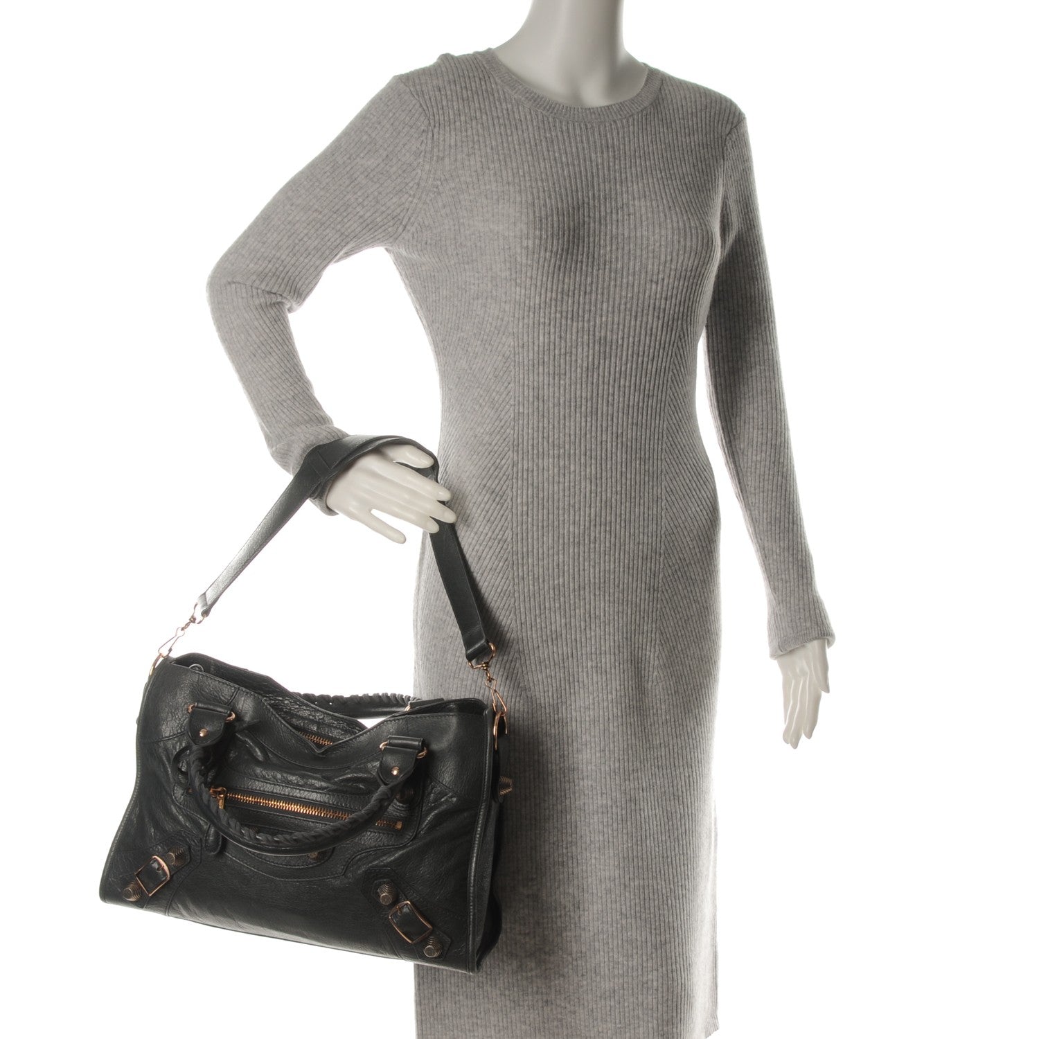 Balenciaga Agneau Giant 21 Rose Gold Hardware City Anthracite 2 of 7