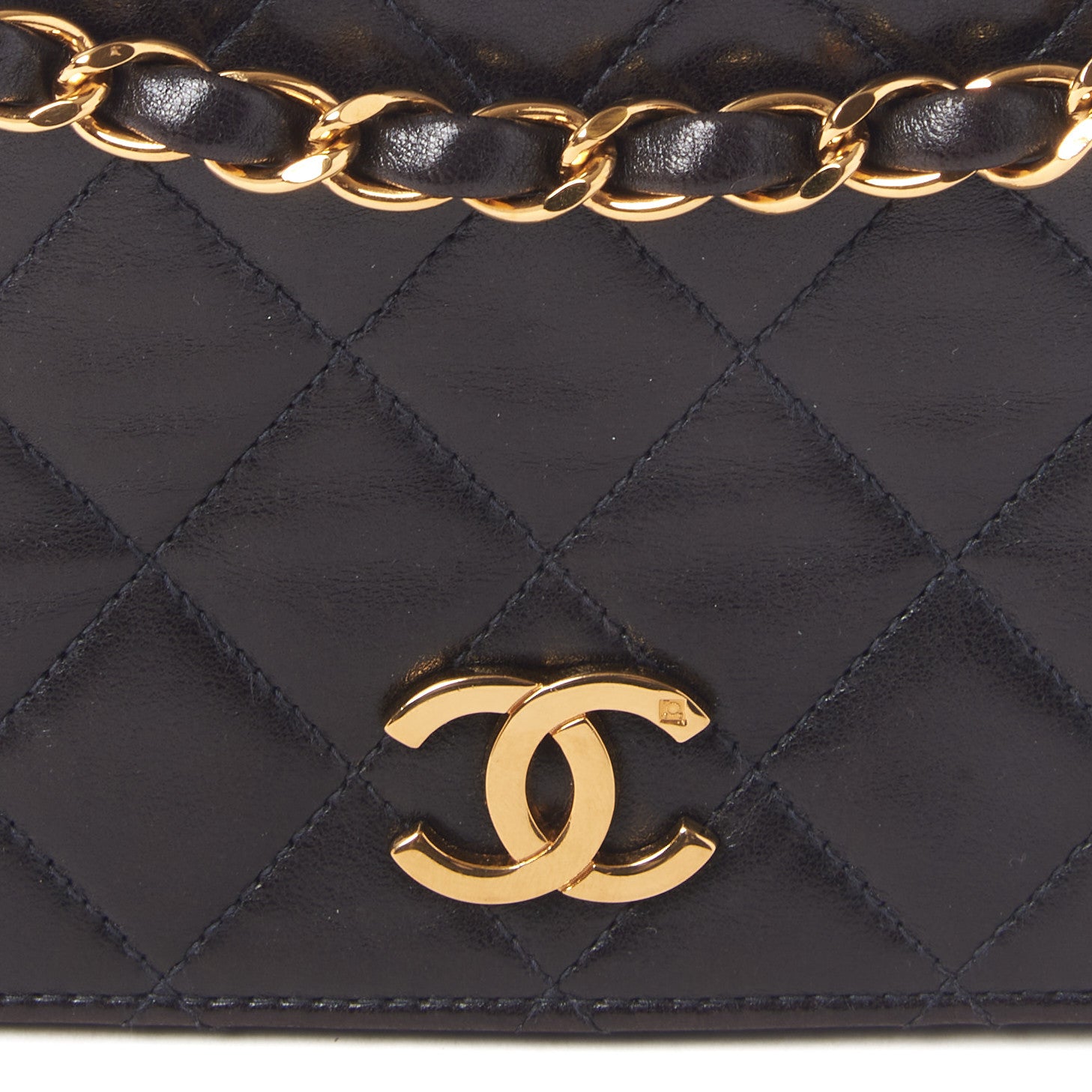 Chanel Lambskin Quilted Small Single Flap Black 7 of 9