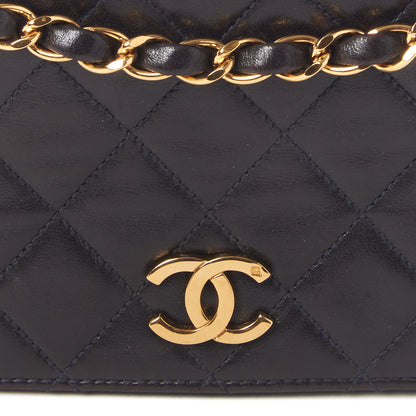 Chanel Lambskin Quilted Small Single Flap Black 7 of 9