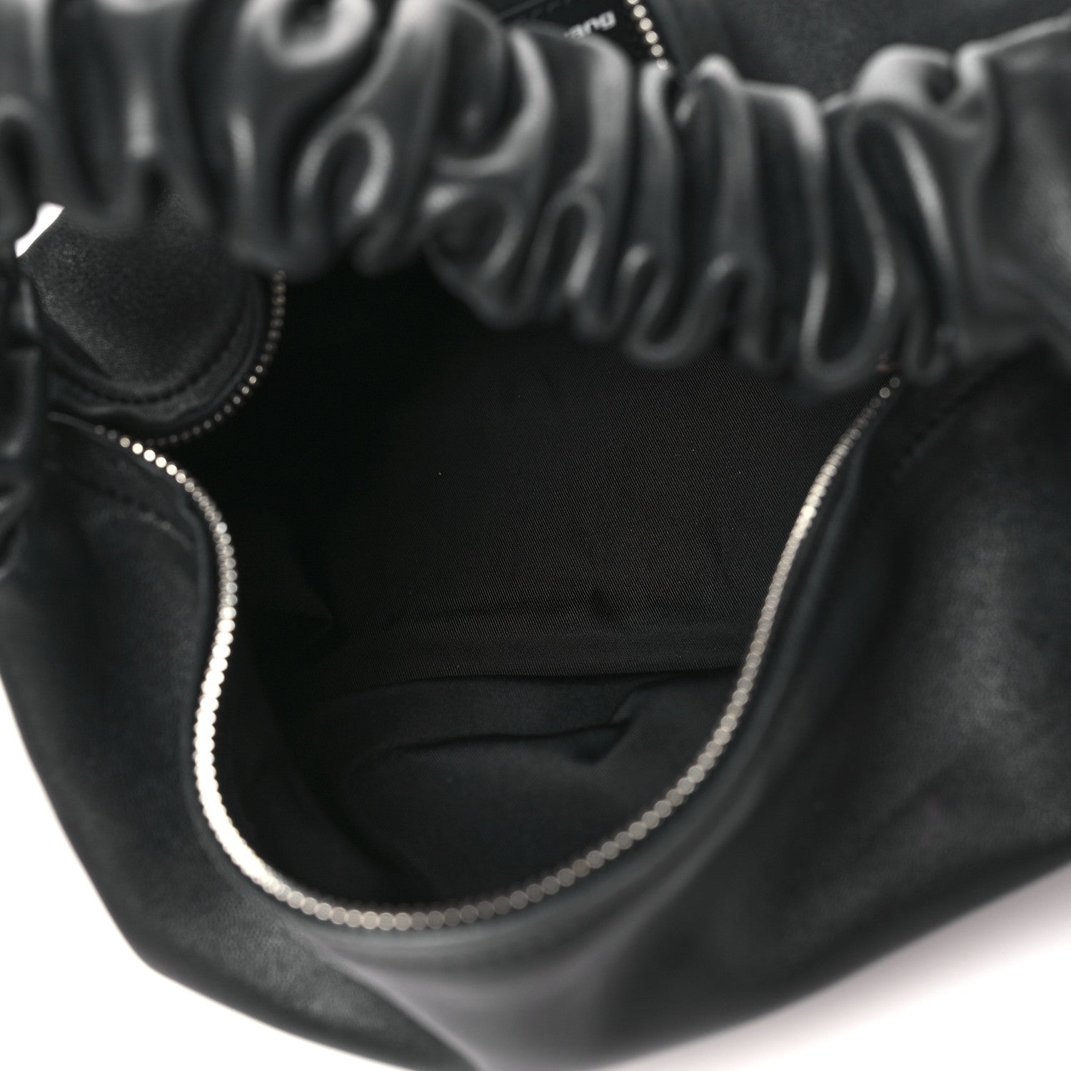 Alexander Wang Lambskin Mini Scrunchie Bag Black 5 of 9