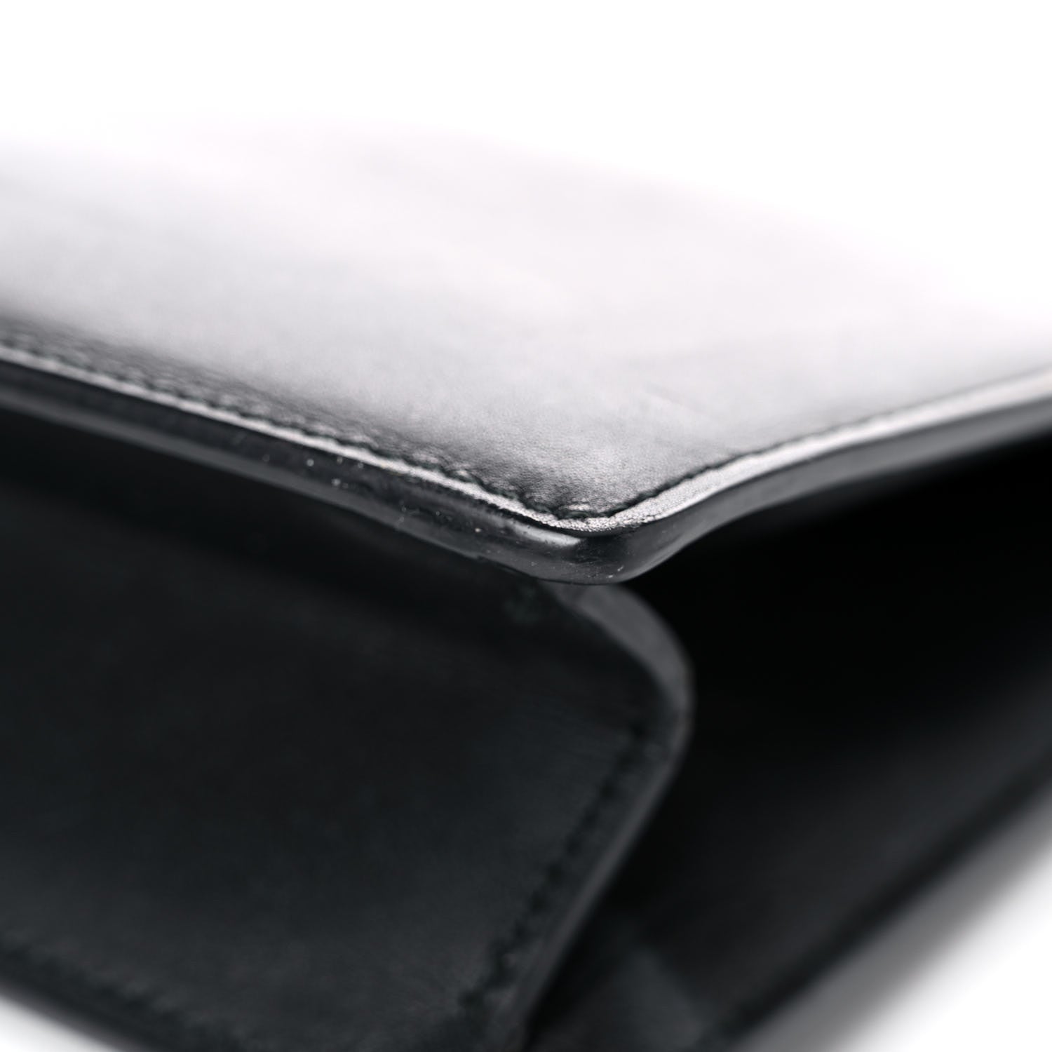 Saint Laurent Leather Lutetia Clutch Black 10 of 29