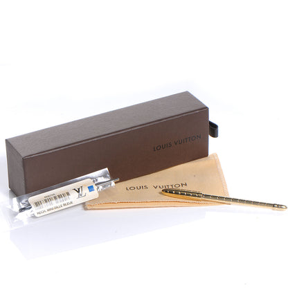 Louis Vuitton Agenda Ballpoint Pen Gold 5 of 5