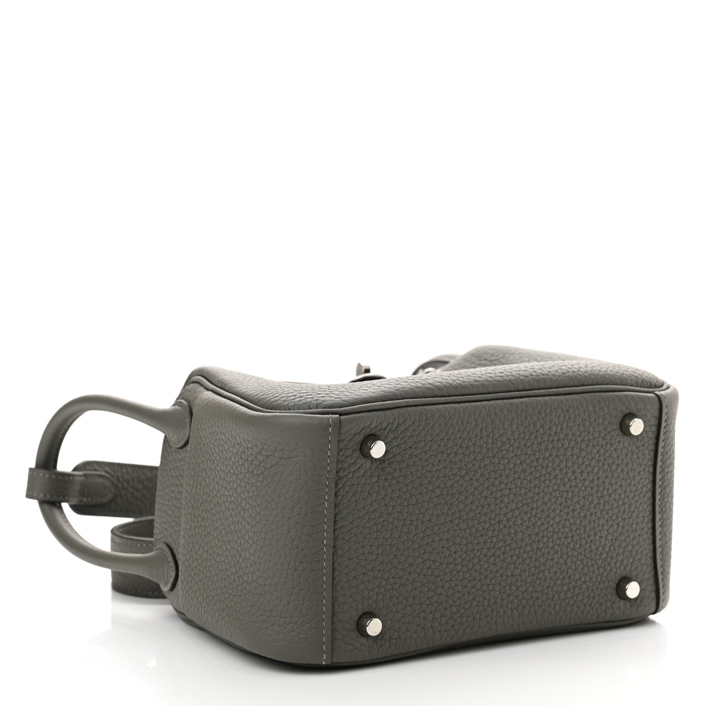 Taurillon Clemence Mini Lindy 20 Gris Meyer