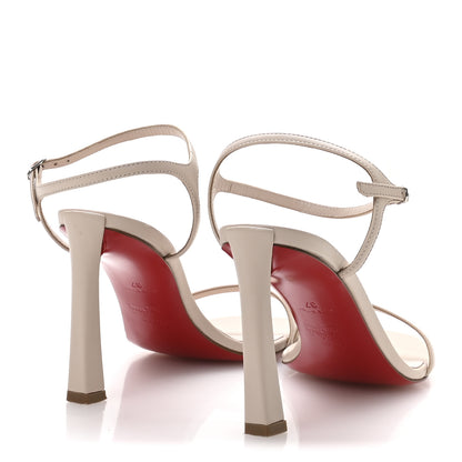 Christian Louboutin Nappa Condora 85 Sandals 37 Leche 5 of 7