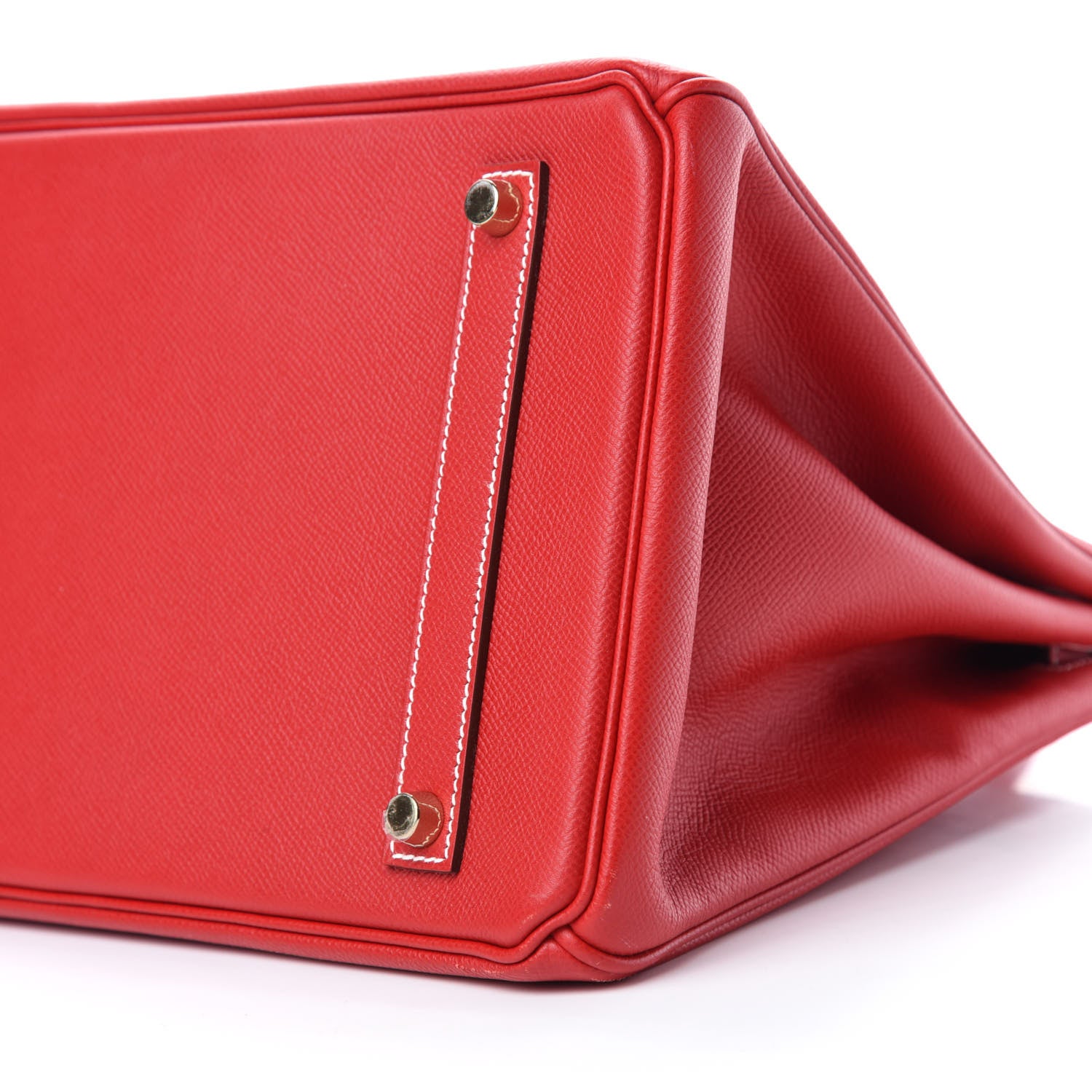 Hermes Epsom Candy Birkin 35 Rouge Casaque Bleu Thalassa 7 of 12