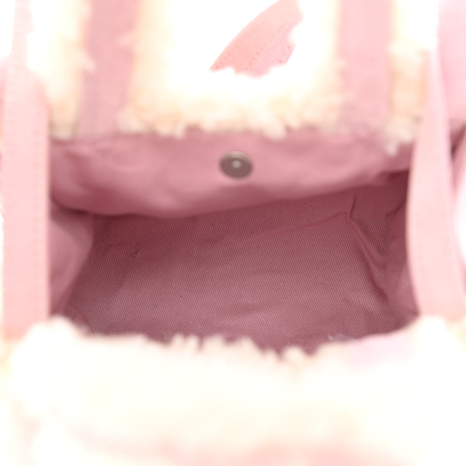 Telfar X UGG Suede Shearling Small Shopping Bag Pink 5 of 11