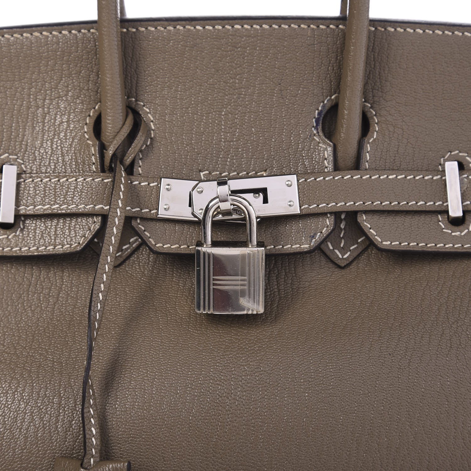 Hermes Chevre Mysore Birkin 25 Etoupe 12 of 12