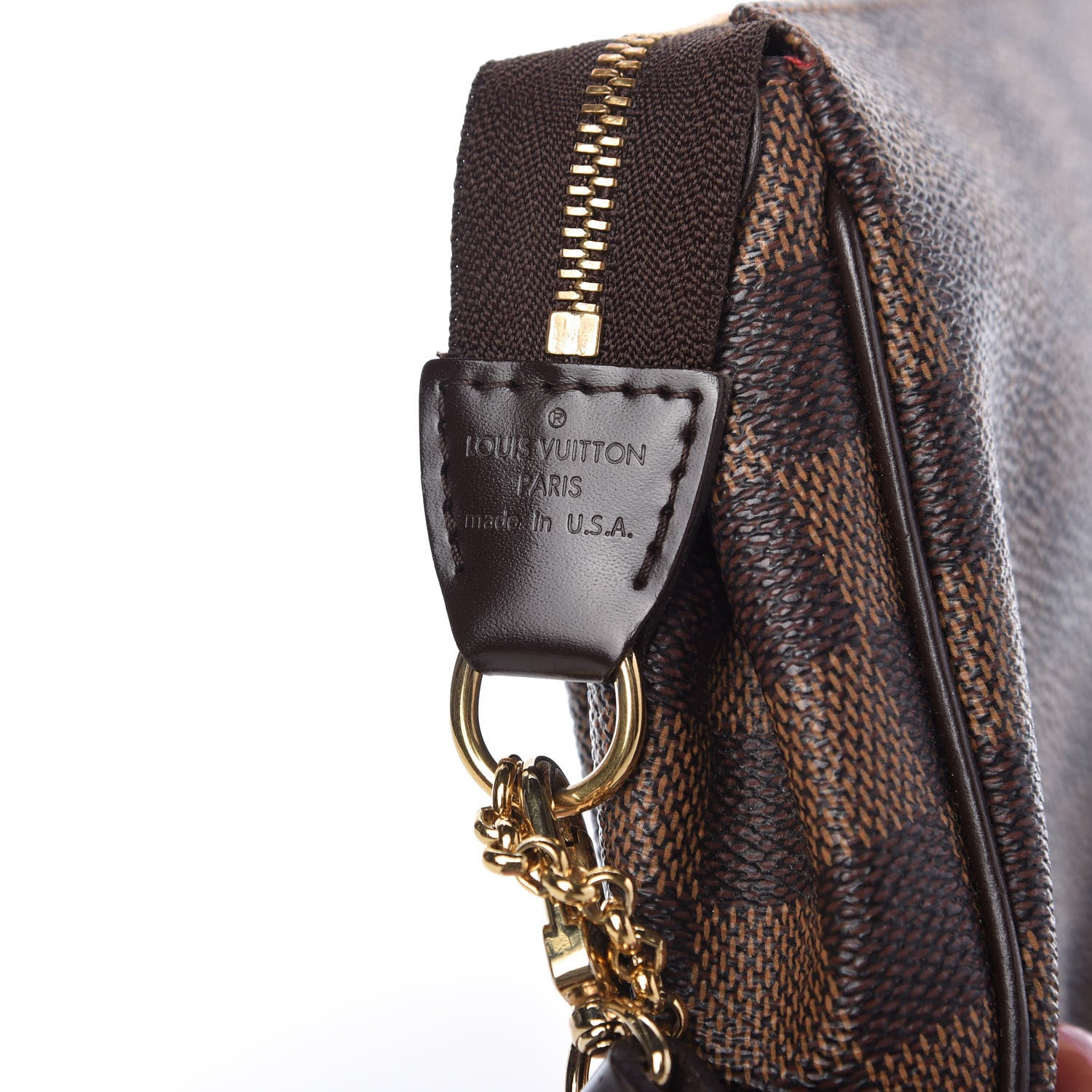 Louis Vuitton Damier Ebene Eva Clutch 8 of 10