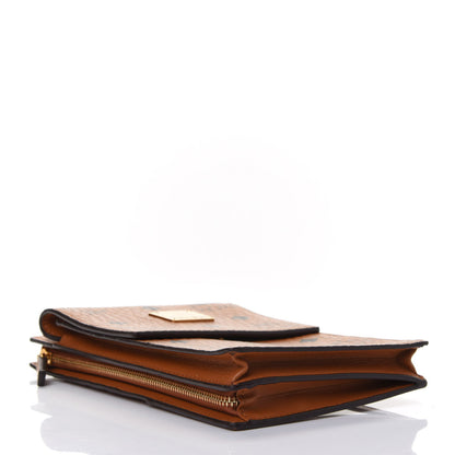 MCM Visetos Crossbody Phone Case Cognac 3 of 4