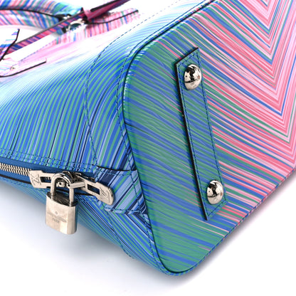 Louis Vuitton Epi Tropical Alma PM Blue Rose 11 of 12