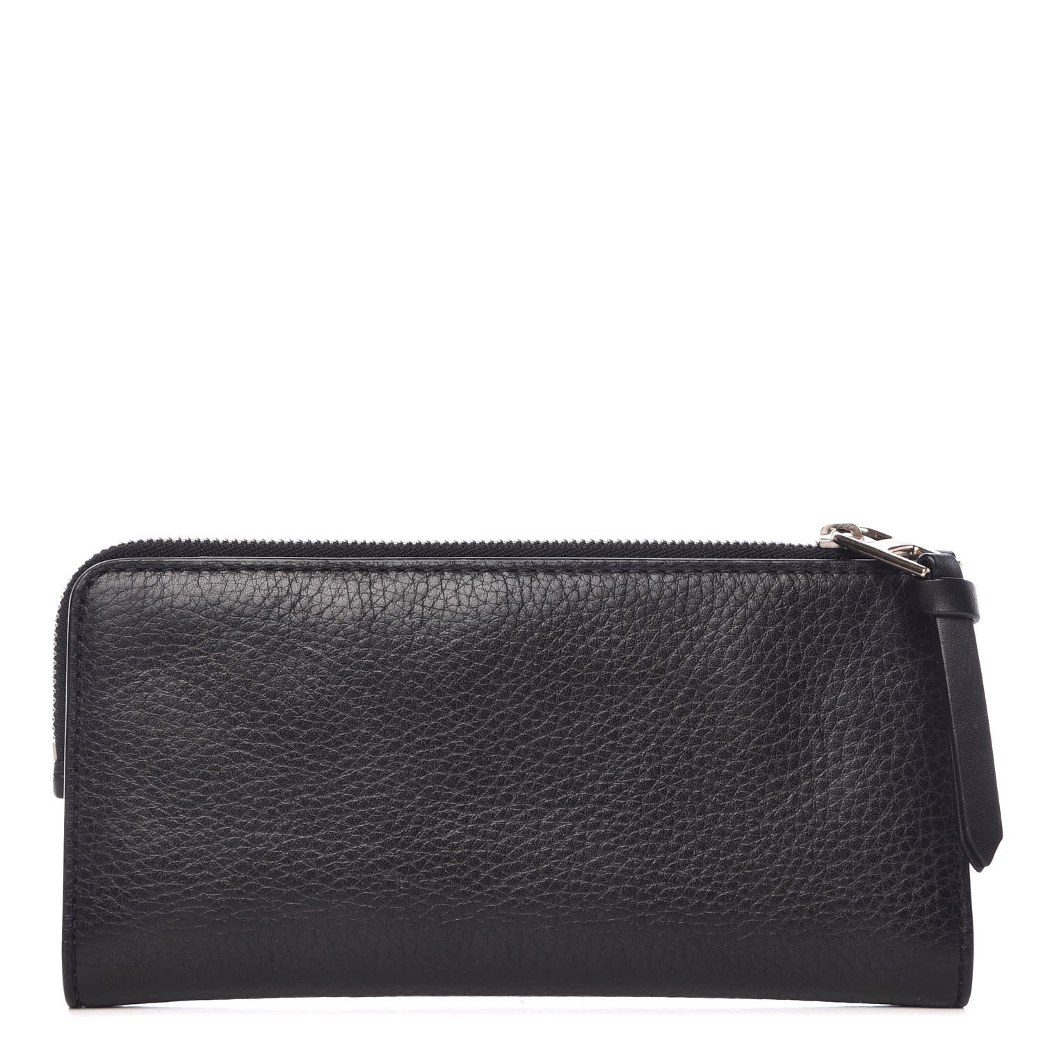 Burberry Grained Calfskin Zip Wallet Black 1 of 10