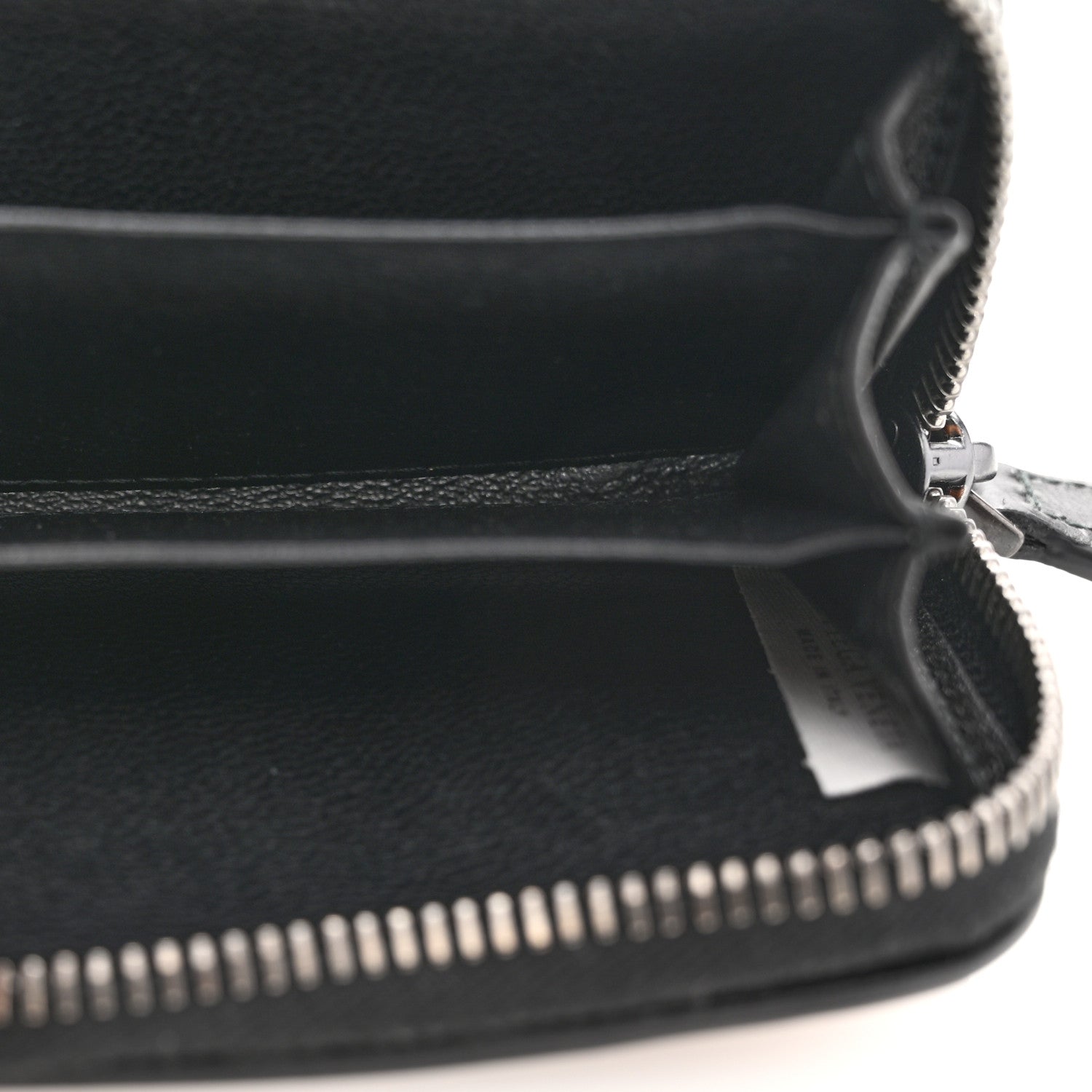 Bottega Veneta Nappa Intrecciato Zip Around Coin Purse Black 5 of 7