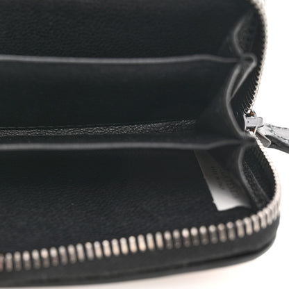 Bottega Veneta Nappa Intrecciato Zip Around Coin Purse Black 5 of 7