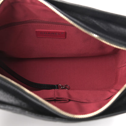 Chanel Aged Calfskin Quilted Medium Gabrielle Hobo Black 5 of 11