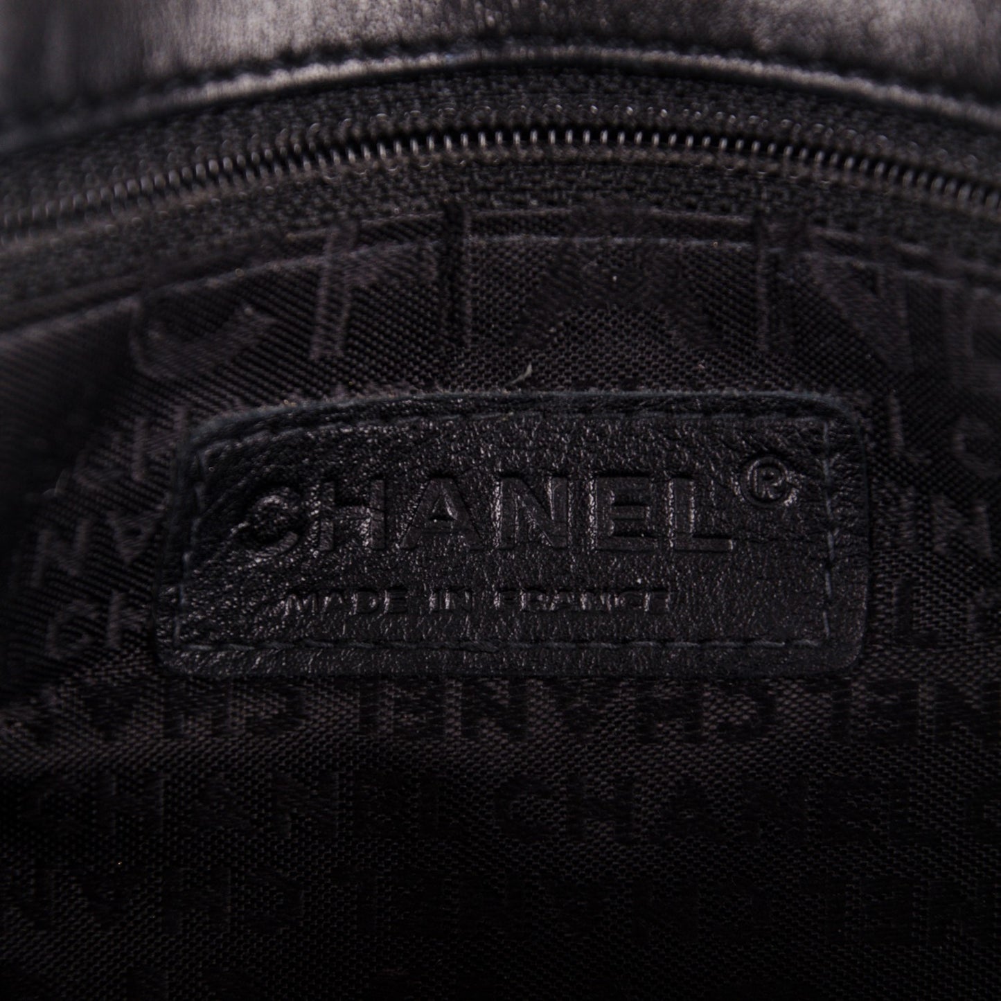 Lambskin Quilted Shoulder Flap Black