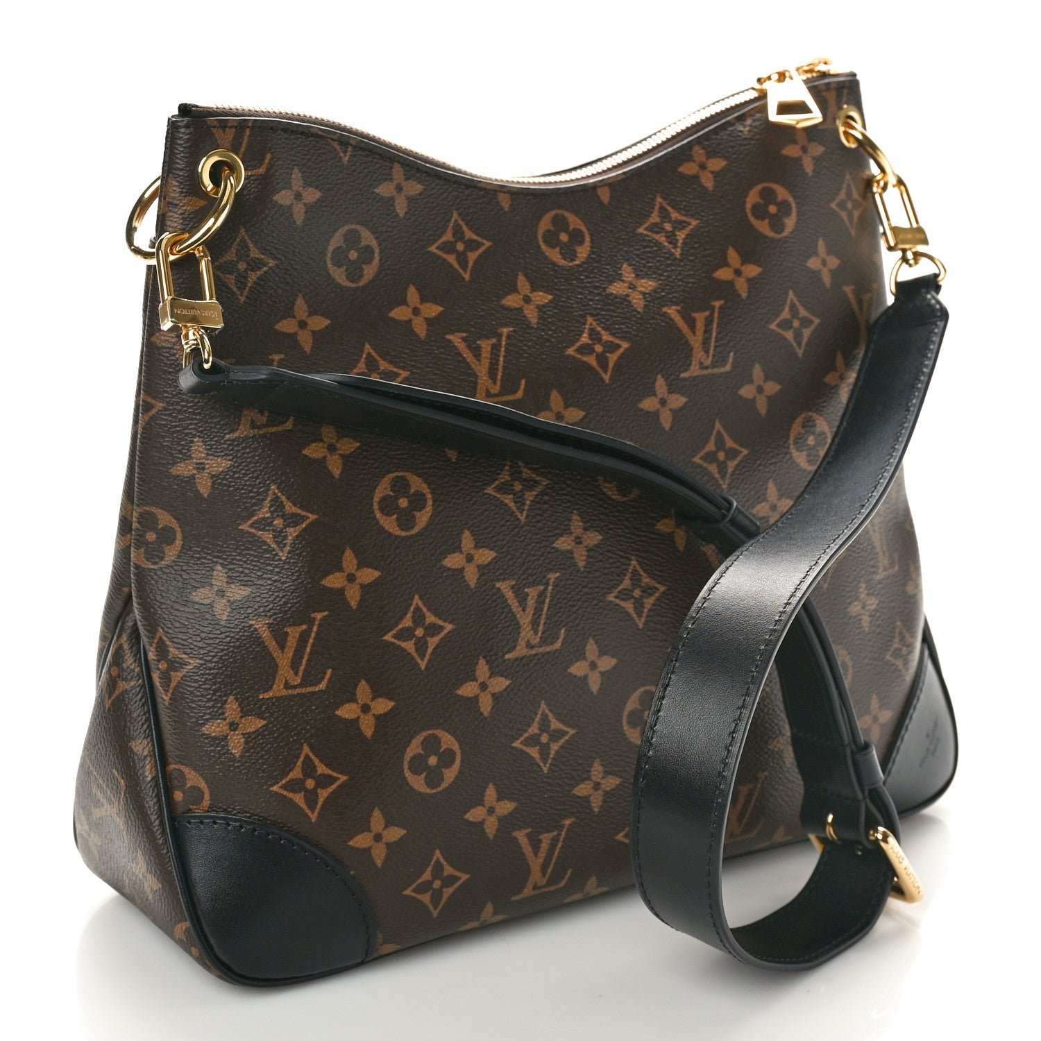 Louis Vuitton Monogram Odeon MM Black 2 of 9