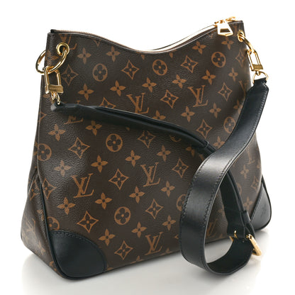 Louis Vuitton Monogram Odeon MM Black 2 of 9