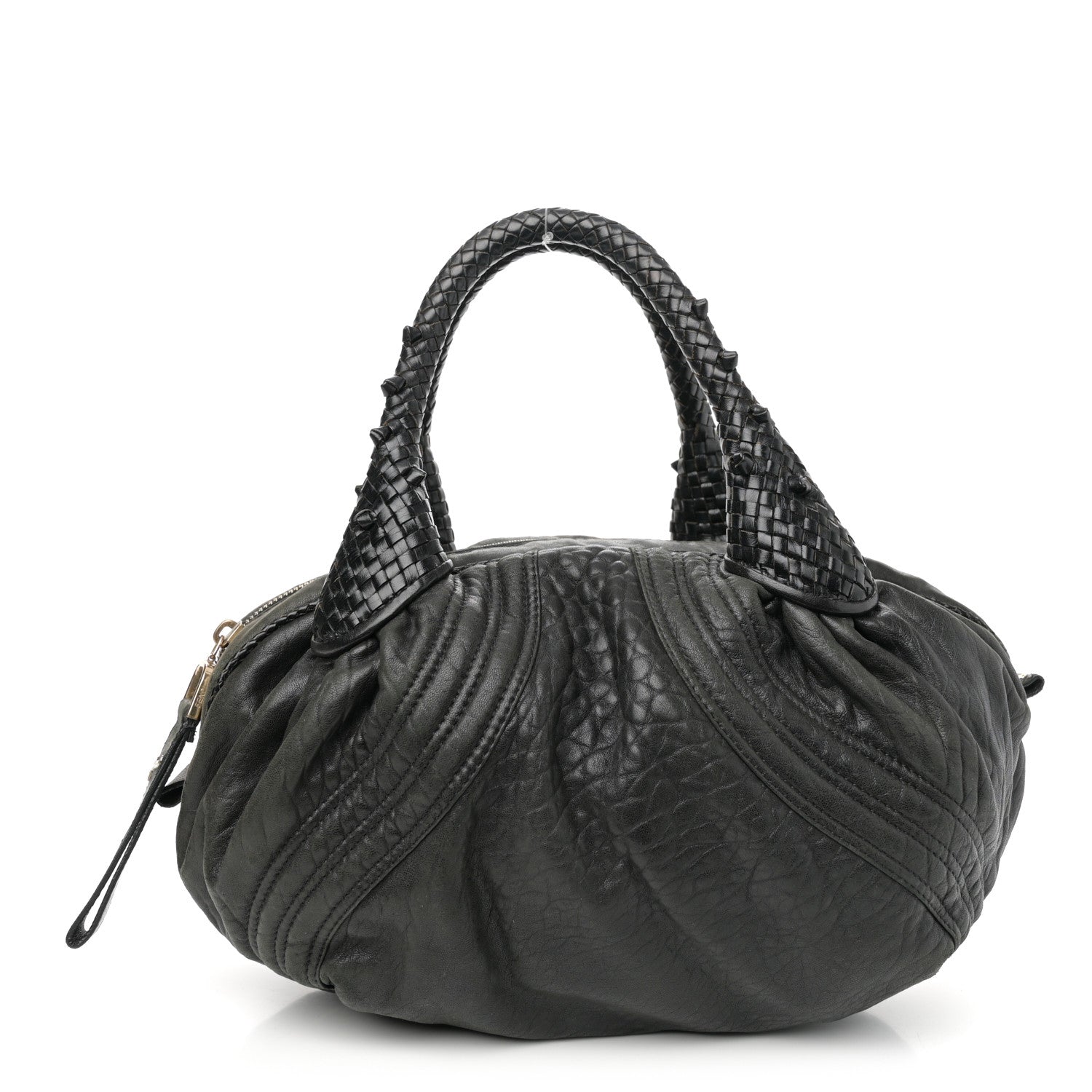 Fendi Nappa Nuvolata Tortuga Spy Bowler Black 1 of 11