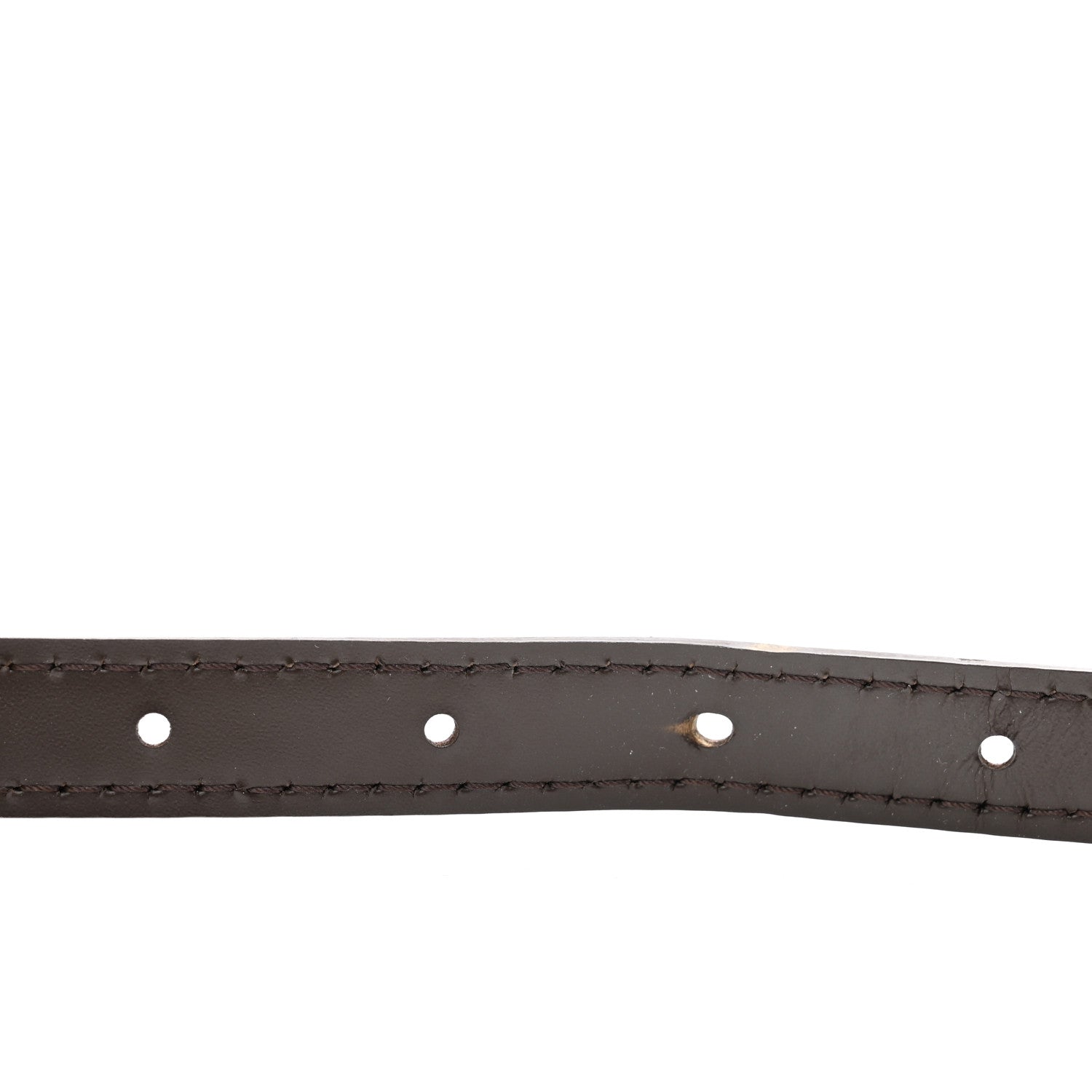 Louis Vuitton Calfskin 16mm Adjustable Shoulder Strap Brown 3 of 4