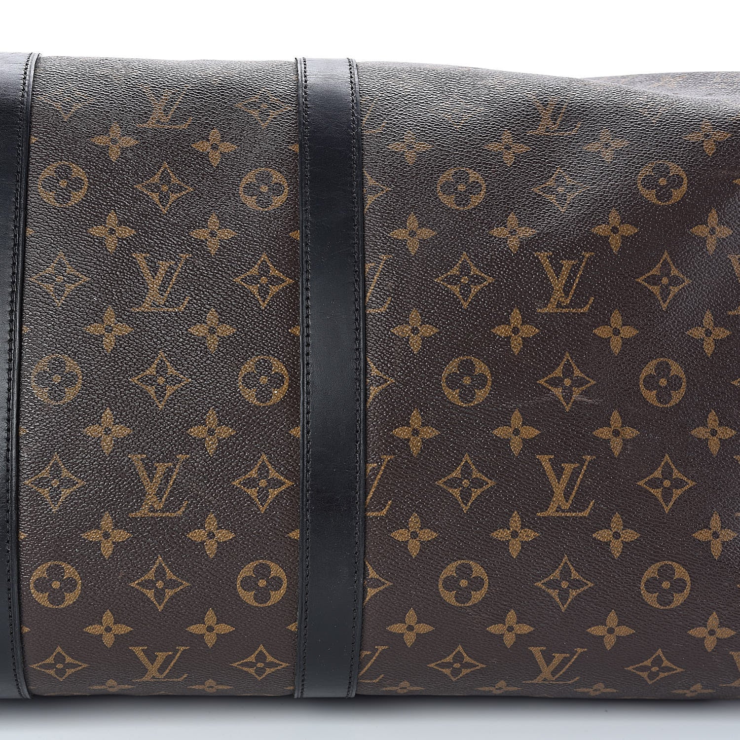 Louis Vuitton Monogram Macassar Keepall Bandouliere 55 14 of 16