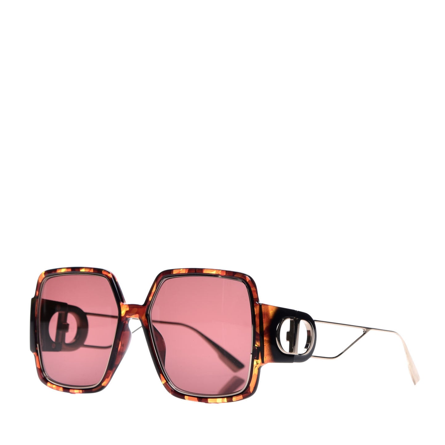 Acetate Square 30 Montaigne 2 Sunglasses Tortoise