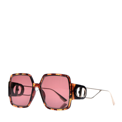 Christian Dior Acetate Square 30 Montaigne 2 Sunglasses Tortoise 1 of 7