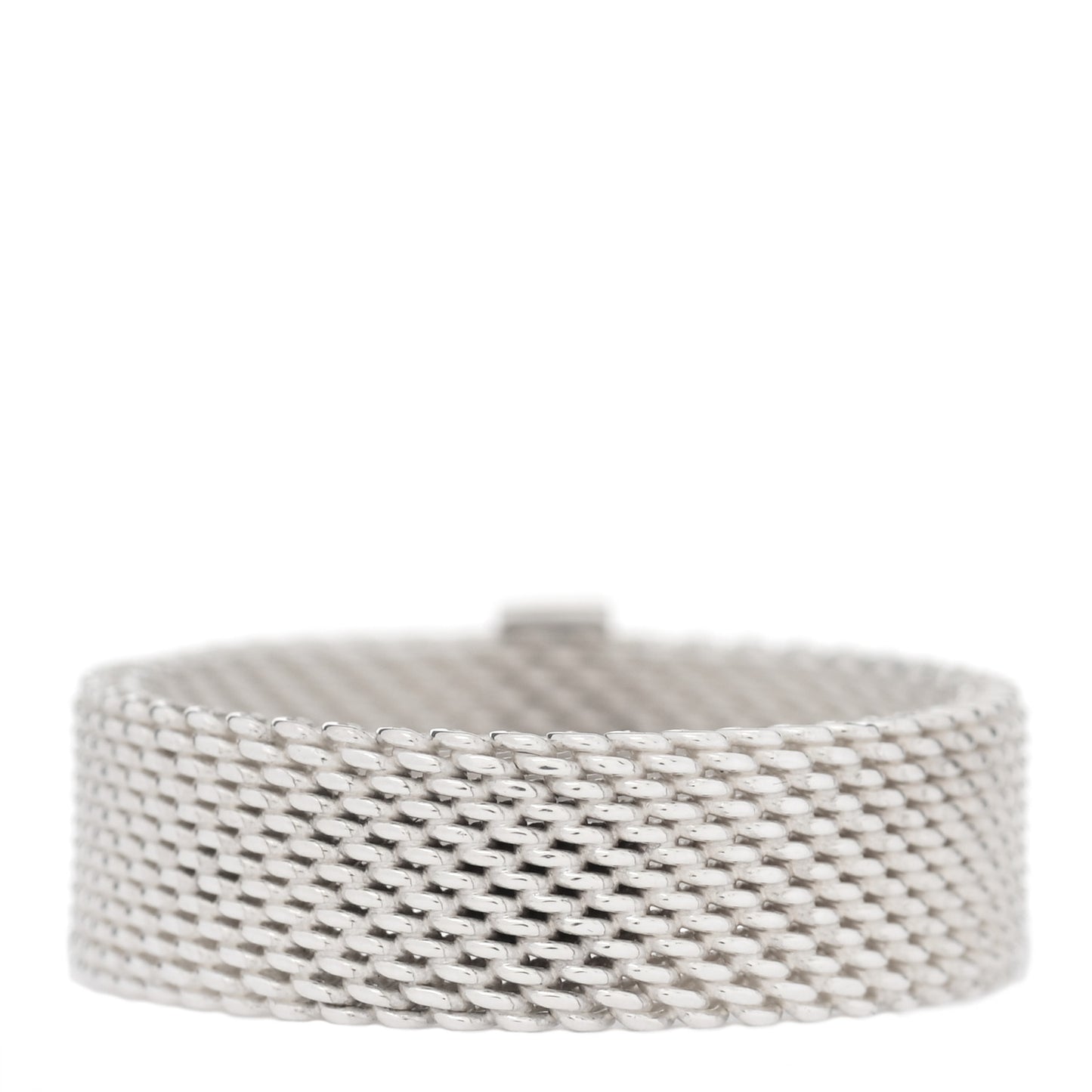 Sterling Silver Diamond Somerset Mesh Ring 59 8.75