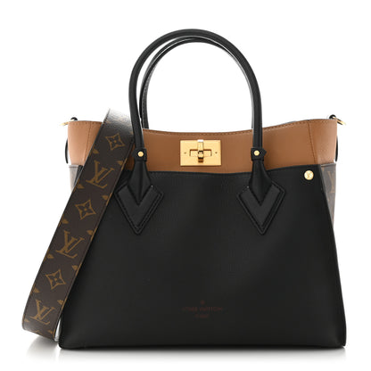 Louis Vuitton Calfskin Monogram On My Side Black 1 of 9