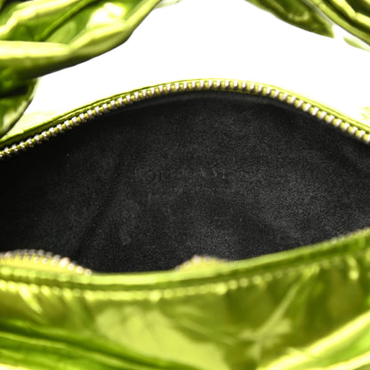 Bottega Veneta Metallic Crushed Calfskin Mini Jodie Chlorophyll 5 of 10