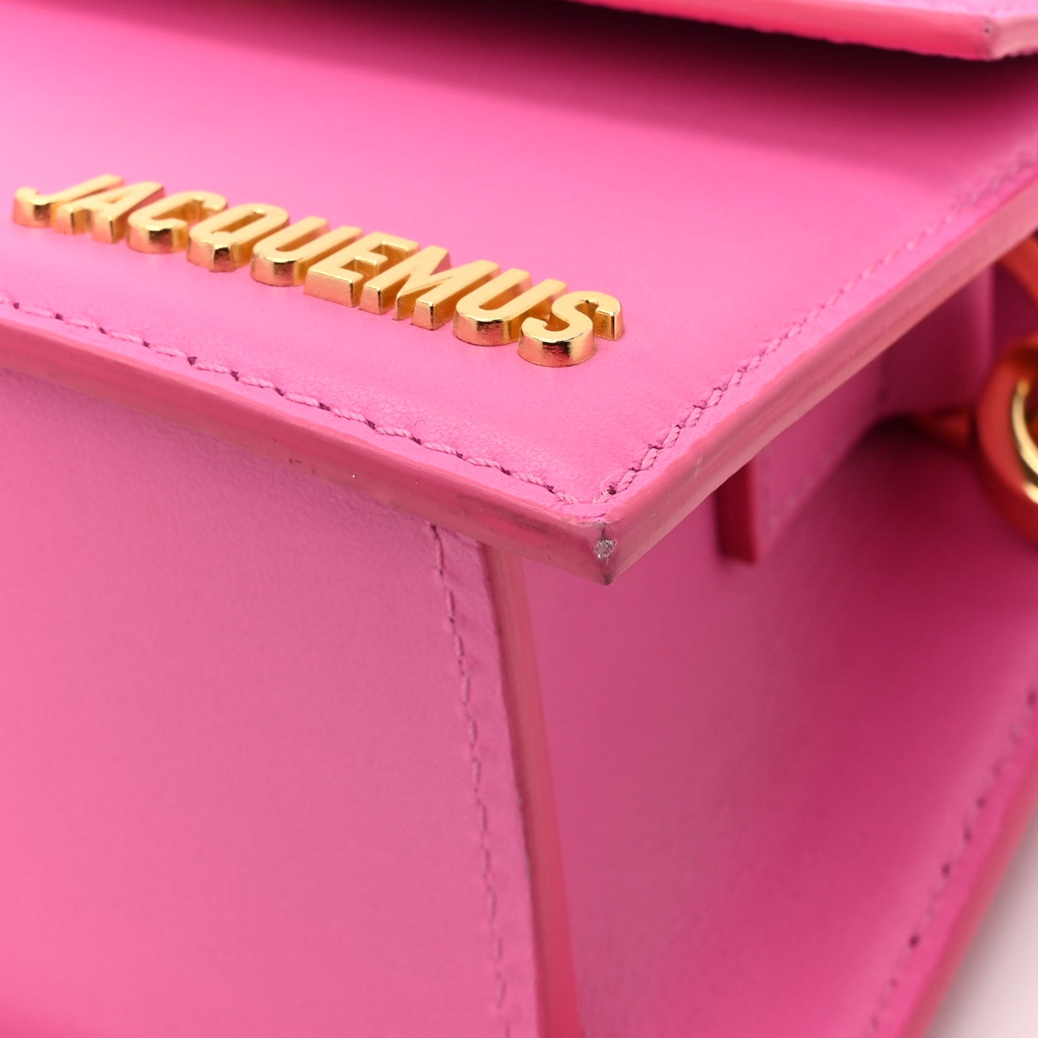 Jacquemus Smooth Calfskin Le Chiquito Moyen Neon Pink 14 of 16